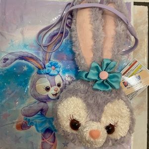 Tokyo Disney Sea StellaLou Stella Lou Duffy Crossbody Coin Purse Bag NWT